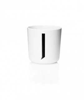 Glass letter J