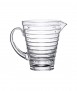 Glass jug. Transparent, 120 cl.