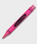 Chrome Crayon Roll, Pink