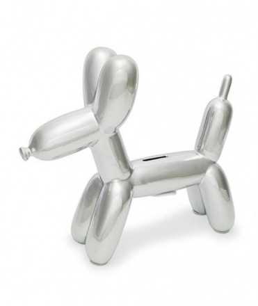 Hucha perro Money Bank, Plata