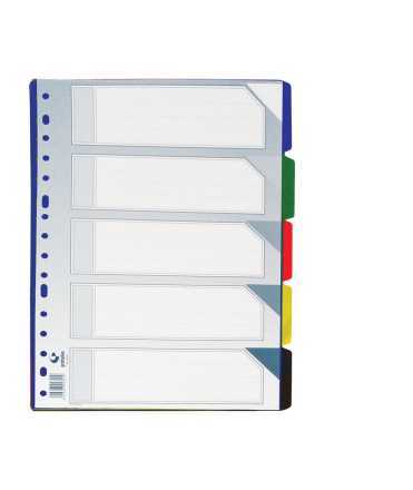 Transparent Adhesive pl Separator Size DIN A4 5 Positions