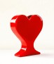 Whole Heart Vase, Red