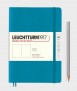 Libreta Medium A5. Tapa blanda azul. Acabado liso