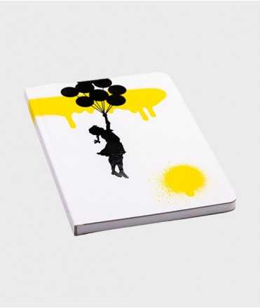 Libreta Banksy Floating Girl, A5