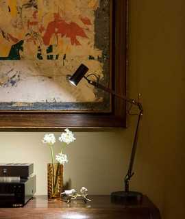 Polo table lamp, black