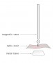 Ethical MAGN Vase, Silver