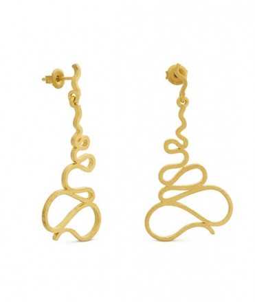 Palau Güell earrings, long