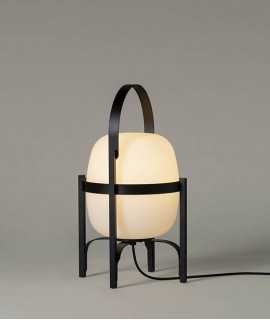 Llum Cesta Exterior, Negre 