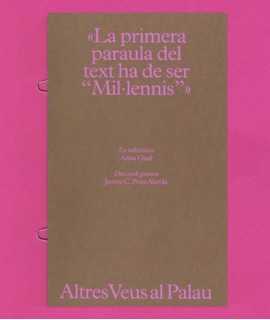 The first word of the text must ser Millennia