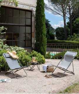 Lounger Maxi Deckchair PLUS Duo, Obsidian Grey-Titani