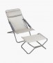 Transabed Duo Lounger, Pebble Grey