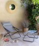 Transabed Duo Lounger, Pebble Grey