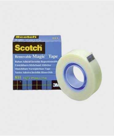 Magic Tape 811 adhesive tape. Size: 19mmx33m.