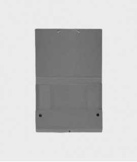 Carpeta de proyectos, desmontable: 10, 12, 15, 20, 25 cm lomo 20 cm color gris