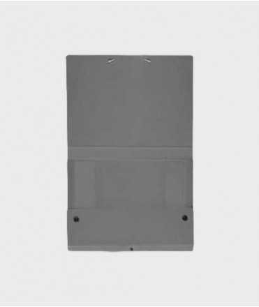 Detachable project folder, spine 20 cm. Size: 34x24.5x20 cm. Gray