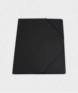 Carpeta amb bossa. Mida foli. Negre 