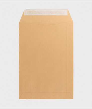 Bolsa autoadhesiva Liderpapel, papel kraft. Medidas: 229x324x30 mm.