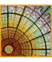 Pañuelo Palau de la Música, 90x90 cm.