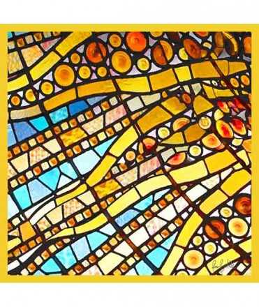 Mocador Palau de la Música, 45x45 cm. 