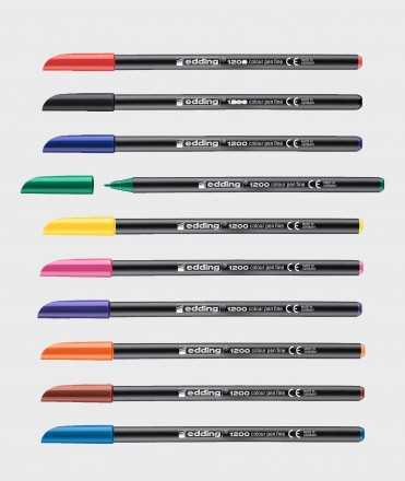 Rotulador 1200, 1 mm. Color verde