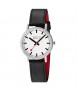 Mondaine SBB Classic watch, 40 mm. Vegan leather