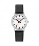 Mondaine SBB Classic watch, 40 mm. Vegan leather