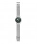 Mondaine SBB Classic watch, 40 mm. Mesh. Green