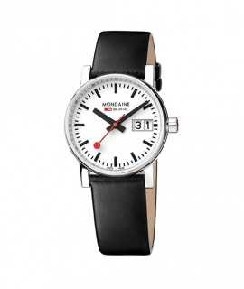 Mondaine SBB Evo2 watch, 30 mm. Black
