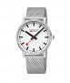 Mondaine SBB Evo2 watch, 43 mm. Mesh