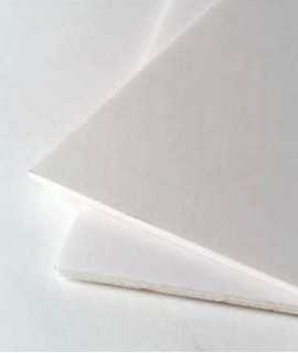 Cartró ploma 70x100 cm, 5mm. Color blanc.