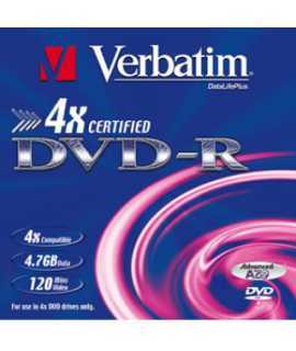 DVD-R Verbatim. Capacitat: 8,5 GB