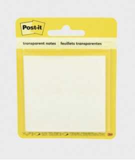 Post-it Transparent Notepad, 73x73mm.