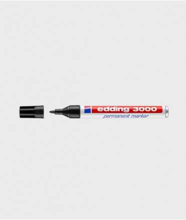 Rotulador permanente Edding 3000 negro