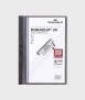 Dossier with clip Duraclip, spine 3 mm. Black