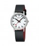 Mondaine SBB Classic watch, 36 mm. Vegan leather