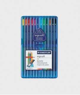 Lápices de colores Triplus Ergosoft Slim. 12 unidades 