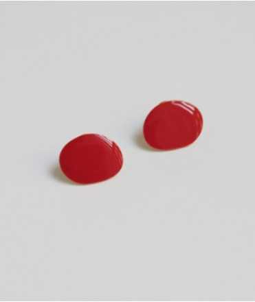 Earrings Talk alone, circle
