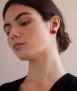 Earrings Talk alone, circle