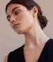 Women's, moon and star earrings