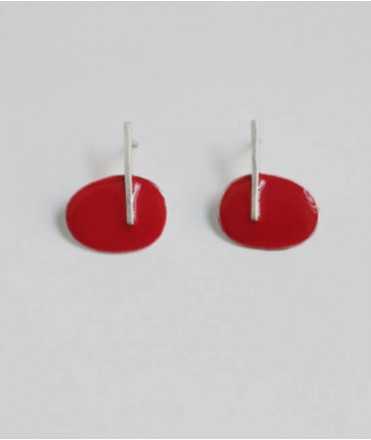 Spanish dancer earrings, circle