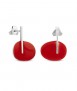 Spanish dancer earrings, circle