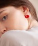Spanish dancer earrings, circle