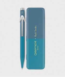 Bol graf Caran d'Ache 849 Paul Smith Edition 4, Cyan Blue and Metallic Blue