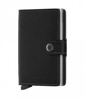 Tarjetero Secrid Miniwallet piel, Negro