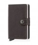 Tarjetero Secrid Miniwallet Original, Marrón oscuro