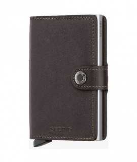 Tarjetero Secrid Miniwallet Original, Marrón oscuro