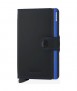 Matte Secrid Miniwallet Card, Black and Blue
