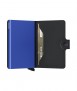 Tarjetero Secrid Miniwallet Matte, Negro y azul