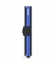 Tarjetero Secrid Miniwallet Matte, Negro y azul