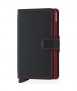 Targeter Secrid Miniwallet Matte, Negre i vermell 